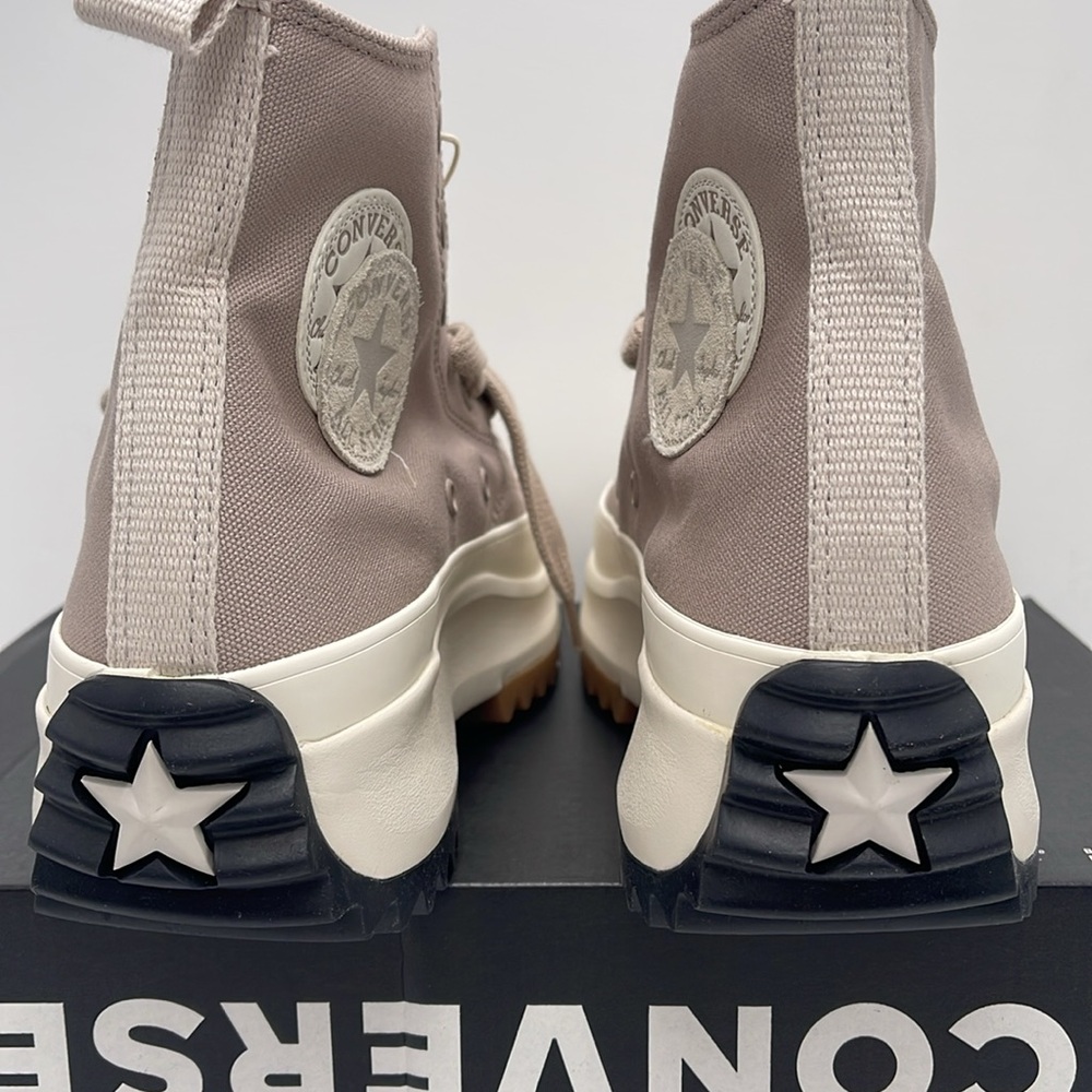 Converse WMNS RUN STAR HIKE HI WONDER STONE/EGRET/BLACK A08706C Platforms Snkrs - Picture 14 of 16